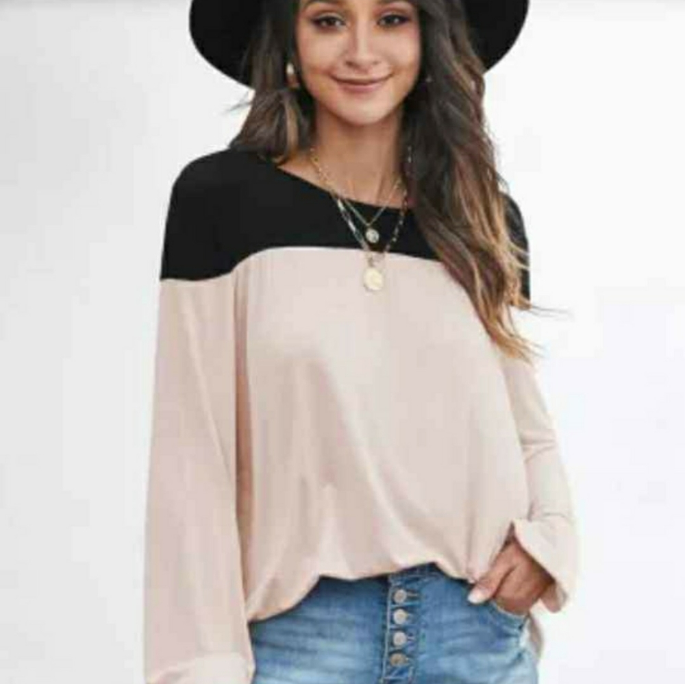 Color block shirt